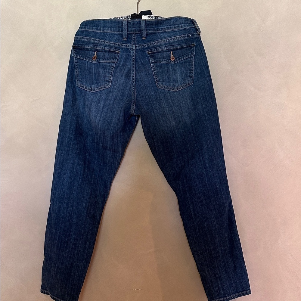 Lucky Jeans Women's  Sofia Skimmer Curvy Fit Midrise  Dark Wash Jeans size 8 /29 - Picture 4 of 5